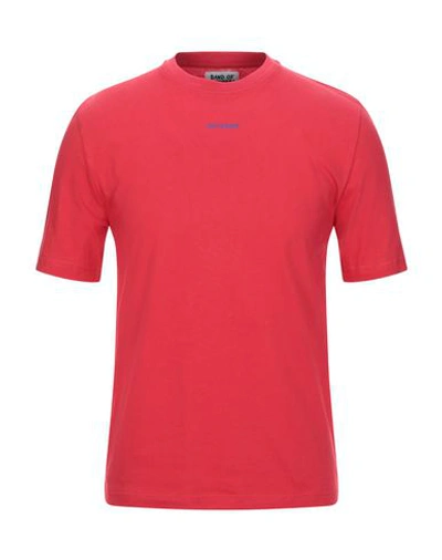 Shop Band Of Outsiders T-shirts In Red