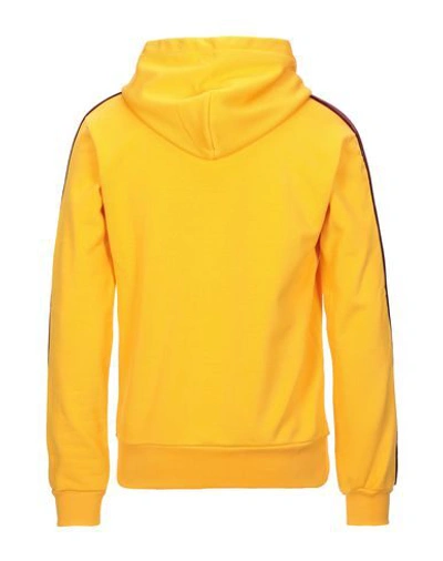 Shop Dolce & Gabbana Man Sweatshirt Yellow Size 44 Cotton, Polyester, Glass, Brass, Silk
