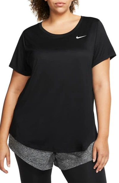 Shop Nike Dri-fit Legend T-shirt In Black/white