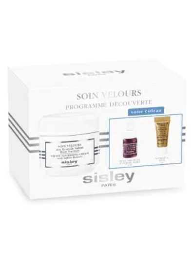 Shop Sisley Paris Velvet Nourishing Cream 3-piece Discovery Set - $305 Value