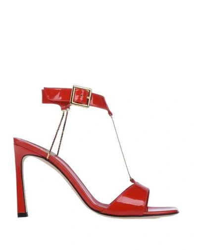 Shop Marskinryyppy Sandals In Red