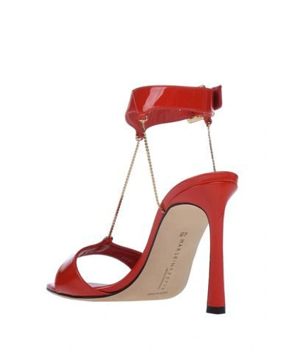 Shop Marskinryyppy Sandals In Red