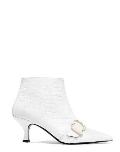 Shop Erdem Ankle Boot In White