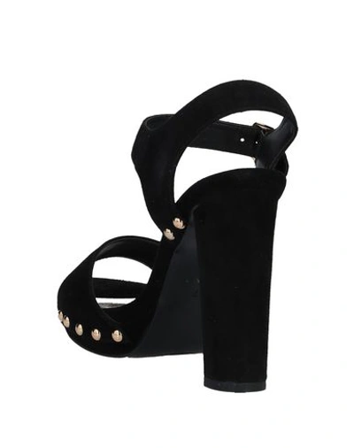 Shop Atelier Mercadal Sandals In Black