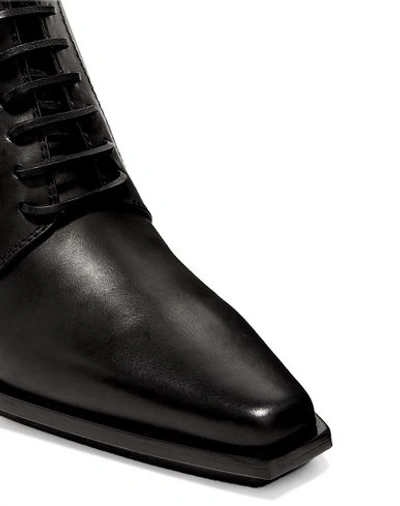 Shop Ann Demeulemeester Ankle Boots In Black