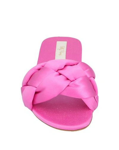 Shop Polly Plume Sandals In Fuchsia