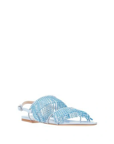 Shop Polly Plume Sandals In Sky Blue