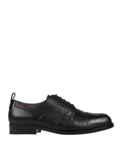 Valentino Laced Shoes In Black