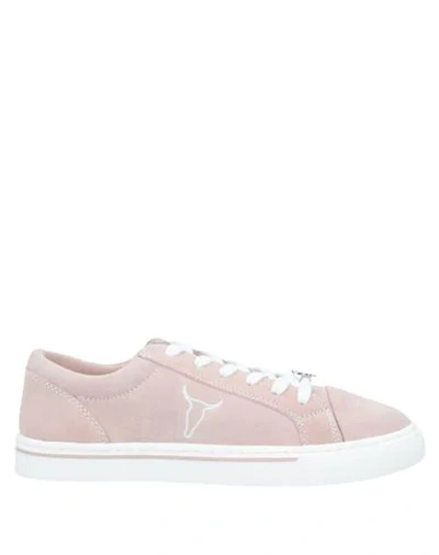 Shop Windsor Smith Woman Sneakers Light Pink Size 8 Soft Leather