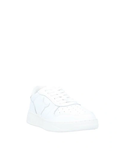 Shop Windsor Smith Woman Sneakers White Size 7 Soft Leather