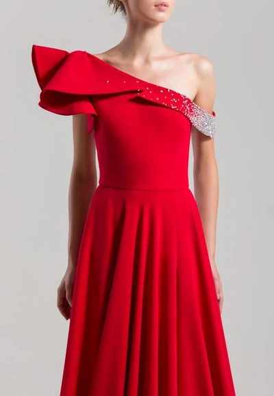 Shop Saiid Kobeisy Long One Shoulder Gown