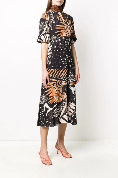 Shop Temperley London Rosella Bird Dress