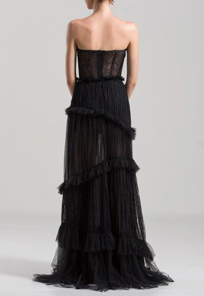 Shop Saiid Kobeisy Strapless Tulle Gown