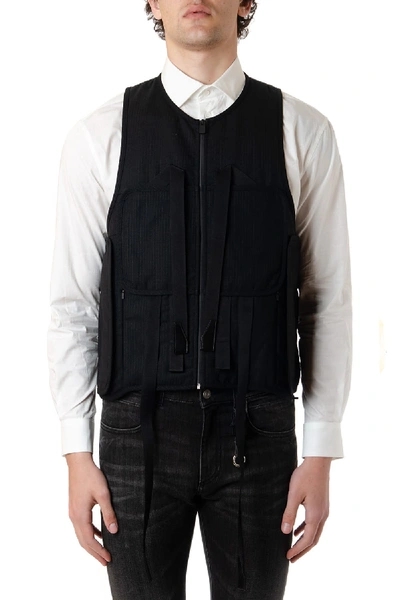 Shop Alyx Black Strap-detail Bullet Vest