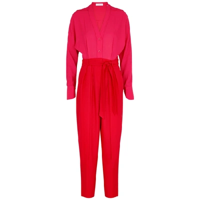 Shop Equipment Zephrina Red And Pink Jumpsuit