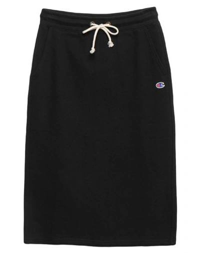 Shop Champion Midi Skirts In Black