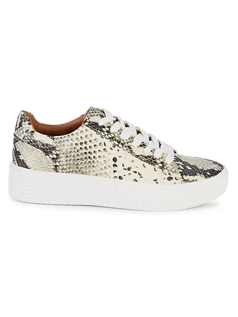 steve madden snake print sneakers