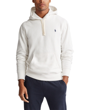 white fleece hoodie mens
