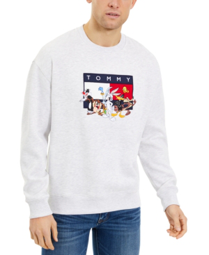 grey tommy jeans sweatshirt