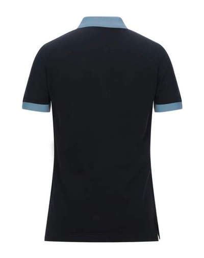 Shop Dolce & Gabbana Polo Shirts In Dark Blue
