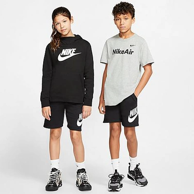 Shop Nike Kids' Sportswear Hbr Club Fleece Shorts In Grey
