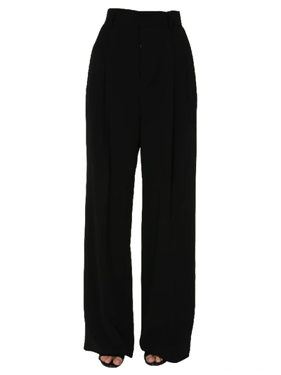Shop Dsquared2 Wide Trousers In Nero