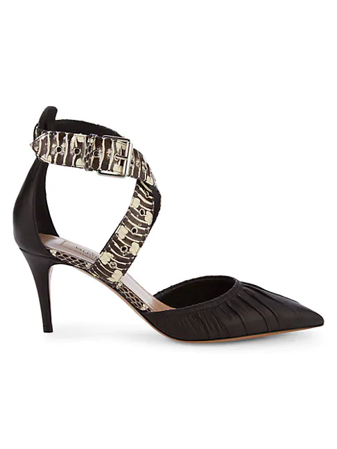 valentino criss cross pumps