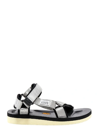 Shop Suicoke Sandals In Grey