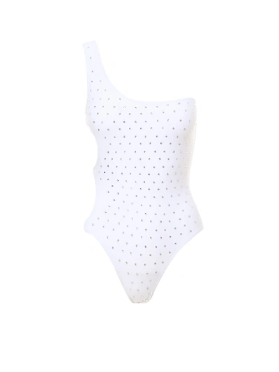 Shop Gcds Swimsuit In White