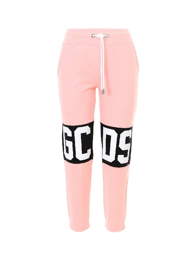 Shop Gcds Trousers In Pink