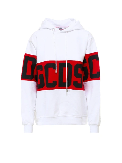 Shop Gcds Sweatshirt In White