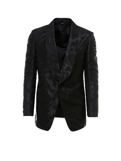 Shop Tom Ford Blazer In Black