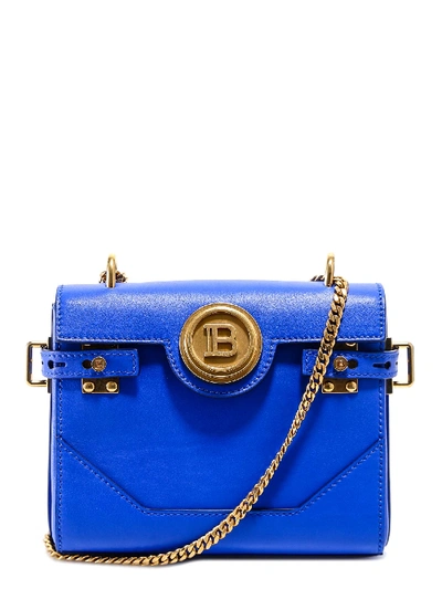 Shop Balmain Handbag In Blue