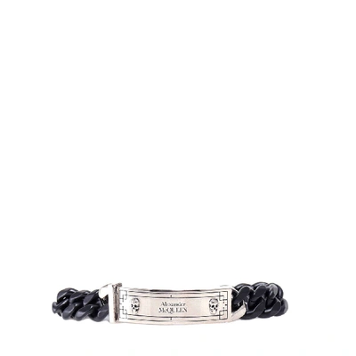 Shop Alexander Mcqueen Bracelet In Black