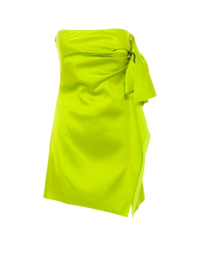 Shop Versace Dress In Green
