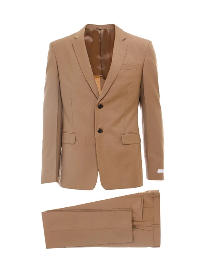 Shop Prada Suit In Brown