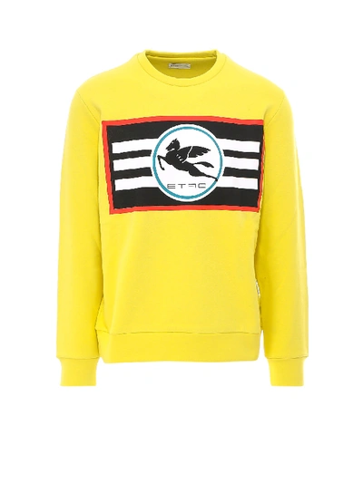 Shop Etro Sweatshirt In Yellow