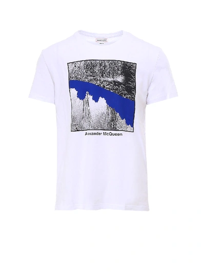 Shop Alexander Mcqueen T-shirt In White