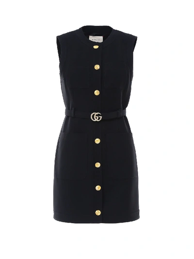 Shop Gucci Dress In Black