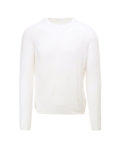 Shop Prada Sweater In White