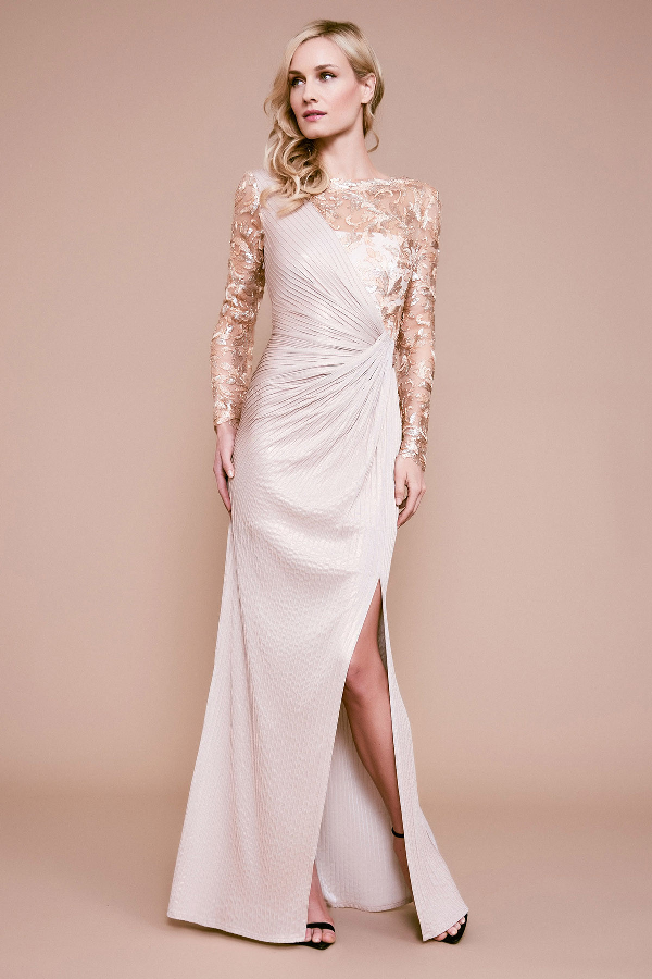 tadashi shoji long sleeve dress