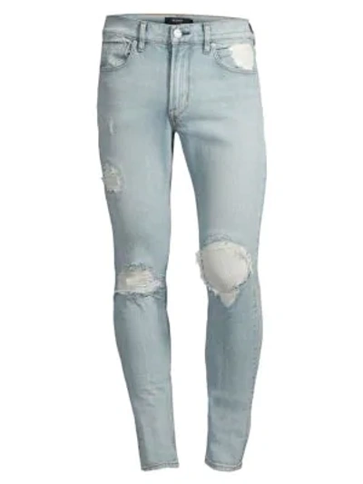 Shop Hudson Zack Super Skinny Distressed Jeans In Inbounds