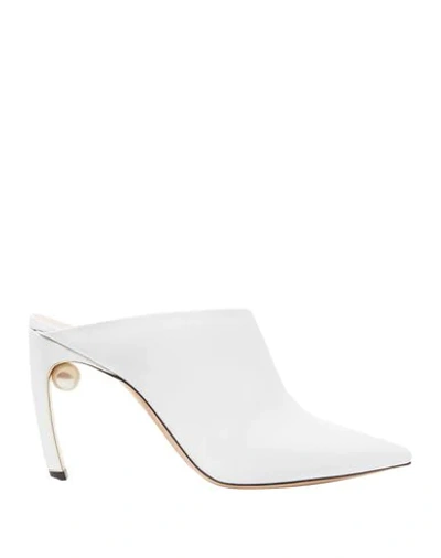 Shop Nicholas Kirkwood Mules And Clogs In White