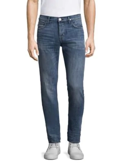 Shop Hudson Distressed Skinny Jeans In Racking
