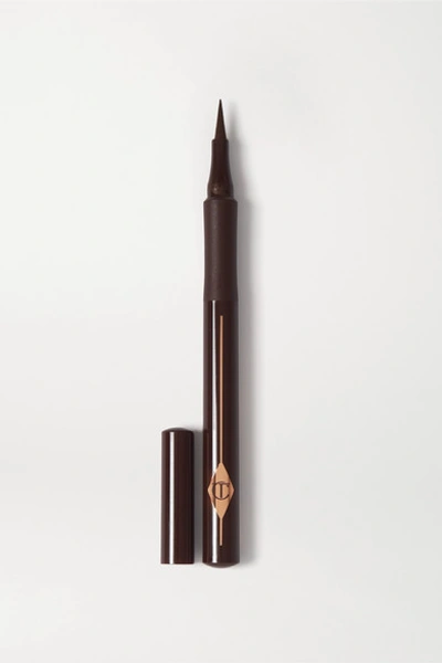 Shop Charlotte Tilbury The Feline Flick Liquid Eyeliner - Super Brown