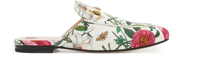 Shop Gucci Princetown Mules In Multi