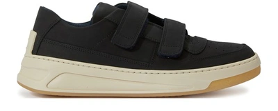 Shop Acne Studios Steffey Trainers In Black/white