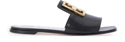 Shop Givenchy 4g Mules In Noir