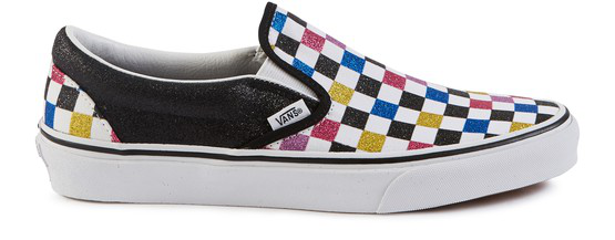 vans glitter trainers