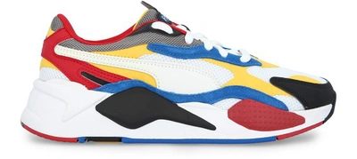 Shop Puma Rs-x3 Trainers In White Spectra Yellow